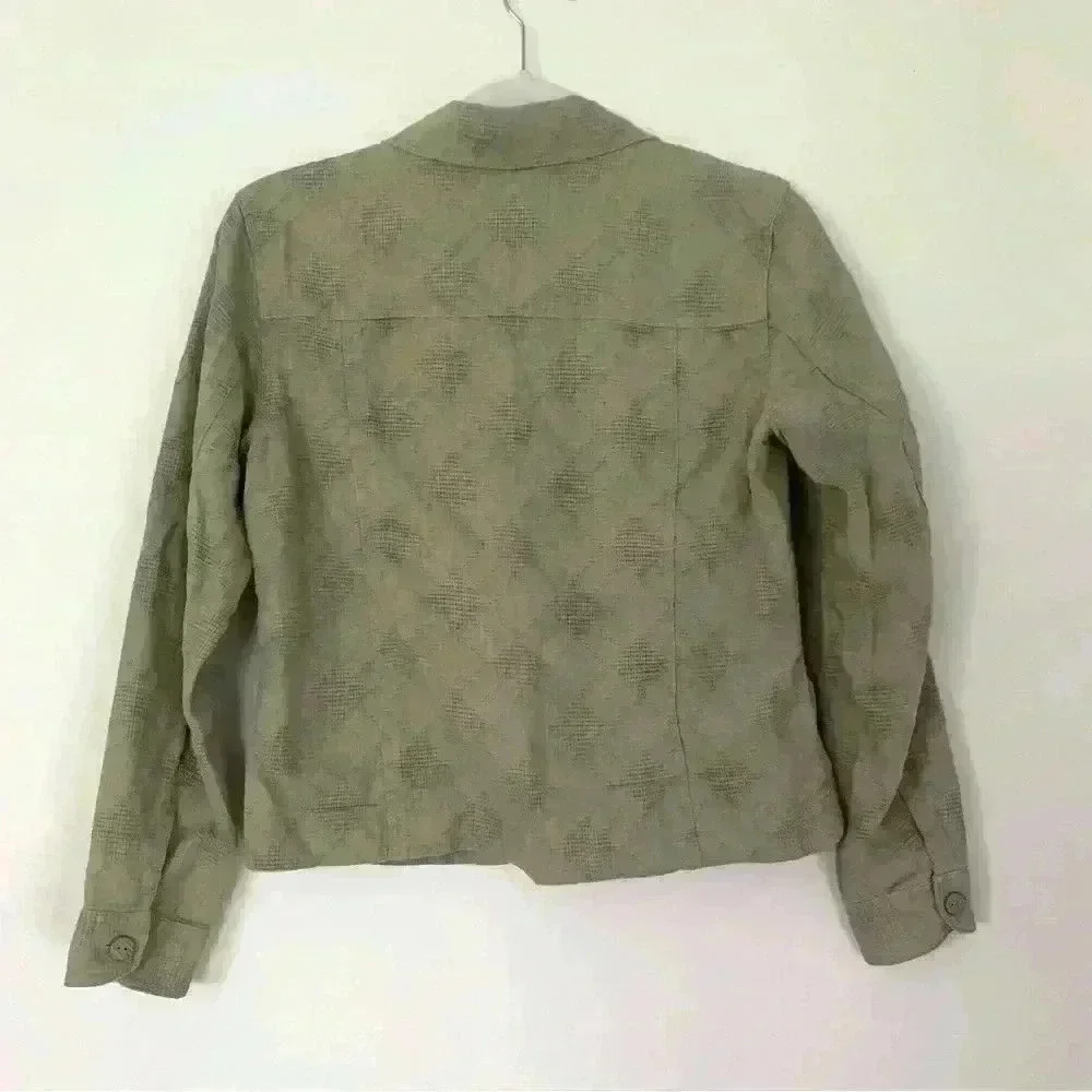 Coldwater Creek Women's Linen Blend Jacket Size XS